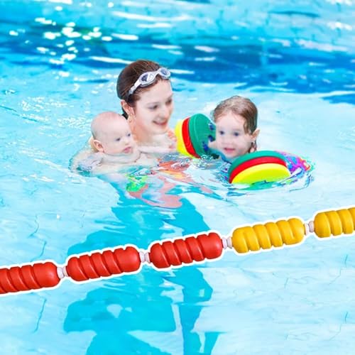 DUOAZJL Verstellbare Schwimmende Sicherheitstrennleine Für Schwimmbecken, Anti-Wellen-Sicherheitsseil Für Schwimmbecken, Unterirdische Schwimmbecken(Nylon,1m/3.3ft) von DUOAZJL