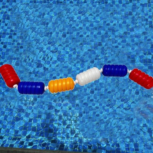 DUOAZJL Verstellbare Schwimmende Sicherheitstrennleine Für Schwimmbecken, Anti-Wellen-Sicherheitsseil Für Schwimmbecken, Unterirdische Schwimmbecken(Nylon,6m/20ft) von DUOAZJL