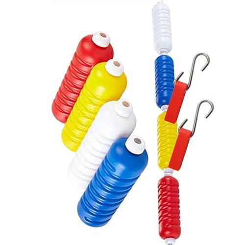 DUOAZJL Verstellbare schwimmende Sicherheitstrennleine für Schwimmbecken, 1–18m langes Anti-Wellen-Sicherheitsseil für Schwimmbäder, 2 Haken,(Nylon,1m/3.3ft) von DUOAZJL