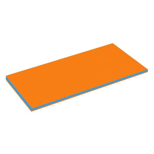 DUOAZJL Wasserschwimmmatte, Schwimmunterlage, Wassererholungsdecke, Schwimmfloß, Treibmatratze, Faltbare Lagerung Und Reißfestigkeit Für Große Ozeane, Schwimmbäder, Seen(Orange,180 * 90 * 3.5cm) von DUOAZJL