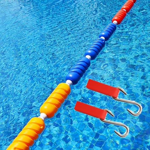 Schwimmbecken-Schwimmhilfe, Stahldrahtseil für Schwimmbecken, Schwimmseil-Schwimmhilfen zum Trennen von Pools, schwimmende Absperrung für drinnen und draußen, Trennlinie für Strandschwimmbecken(20*9cm Schwimmbecken-Schwimmhilfe, Stahldrahtseil für Schwimmbecken, Schwimmseil-Schwimmhilfen zum Trennen von Pools, schwimmende Absperrung für drinnen und draußen, Trennlinie für Strandschwimmbecken(20*9cm von DUOAZJL