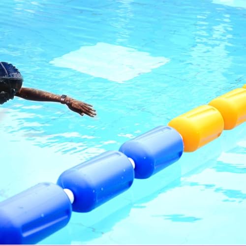 Sicherheitsseil und Schwimmkörper-Set, professionelle Trennlinie für Schwimmbahnen, schwimmende Trennlinie für Fußschwimmbecken, schwimmendes Seil für die Sicherheitstrennung von Schwimmbädern(20*6cm, Sicherheitsseil und Schwimmkörper-Set, professionelle Trennlinie für Schwimmbahnen, schwimmende Trennlinie für Fußschwimmbecken, schwimmendes Seil für die Sicherheitstrennung von Schwimmbädern(20*6cm, von DUOAZJL