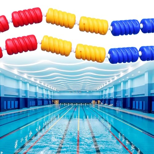 Sicherheitsseil und Schwimmkörper-Set, professionelle Trennlinie für Schwimmbahnen, schwimmende Trennlinie für Fußschwimmbecken, schwimmendes Seil für die Sicherheitstrennung von Schwimmbädern(Steel w Sicherheitsseil und Schwimmkörper-Set, professionelle Trennlinie für Schwimmbahnen, schwimmende Trennlinie für Fußschwimmbecken, schwimmendes Seil für die Sicherheitstrennung von Schwimmbädern(Steel w von DUOAZJL