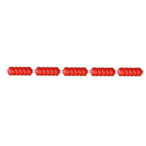 Sicherheitsseil und Schwimmkörper-Set, professionelle Trennlinie für Schwimmbahnen, schwimmende Trennlinie für Fußschwimmbecken, schwimmendes Seil für die Sicherheitstrennung von Schwimmbädern(Red,Ste Sicherheitsseil und Schwimmkörper-Set, professionelle Trennlinie für Schwimmbahnen, schwimmende Trennlinie für Fußschwimmbecken, schwimmendes Seil für die Sicherheitstrennung von Schwimmbädern(Red,Ste von DUOAZJL