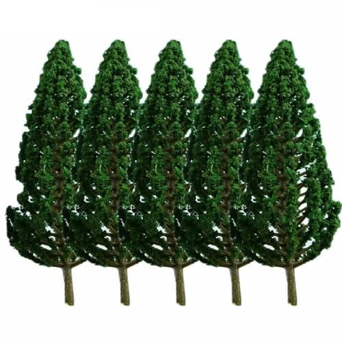 Diorama Supplies, 15 Stück, 3,8–16 cm, Kunststoff, Grün, Kieferbäume für Mikrolandschaft, Dekoration, Modell, Weide, Layout, Zug, Eisenbahn, 8,5 cm Diorama Supplies, 15 Stück, 3,8–16 cm, Kunststoff, Grün, Kieferbäume für Mikrolandschaft, Dekoration, Modell, Weide, Layout, Zug, Eisenbahn, 8,5 cm von DUOLAIYUNSO