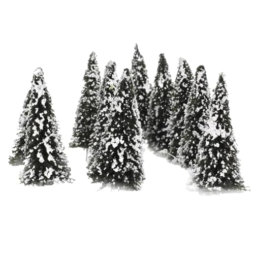 Diorama-Zubehör, 10 Stück, Eisenbahn, Mikro-Landschafts-Layout, Baumdekoration, Baumodell, Straße, als Geschenk, 8 cm Diorama-Zubehör, 10 Stück, Eisenbahn, Mikro-Landschafts-Layout, Baumdekoration, Baumodell, Straße, als Geschenk, 8 cm von DUOLAIYUNSO