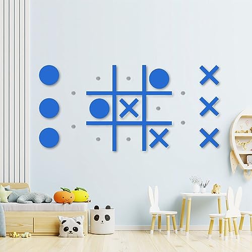 Magnetisches Tic Tac Toe Wandhalterung, Spielzimmer-Dekoration, Flur-Dekor, Spielzimmer-Dekor, moderne Wandaufkleber für Kinderzimmer, Klassenzimmer und Büros, bestes Geschenk für Familie, Freunde Magnetisches Tic Tac Toe Wandhalterung, Spielzimmer-Dekoration, Flur-Dekor, Spielzimmer-Dekor, moderne Wandaufkleber für Kinderzimmer, Klassenzimmer und Büros, bestes Geschenk für Familie, Freunde von DUOLIYBC
