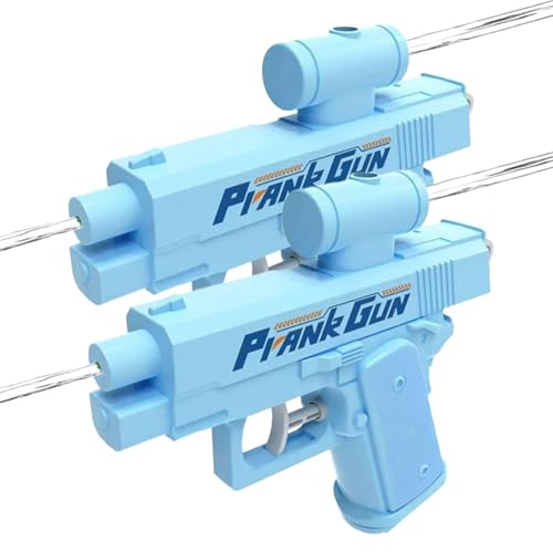 Water Gun That Shoots Backwards, 2pcs Water Pistols with Reverse Function, Two-Way Water Guns, 2025 Creative Water Gun Reverse Function, for Swimming Pool Toys (Blau) von DUOPAI