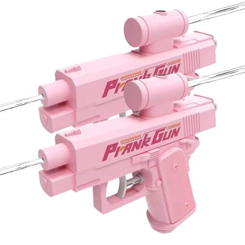 Water Gun That Shoots Backwards, 2pcs Water Pistols with Reverse Function, Two-Way Water Guns, 2025 Creative Water Gun Reverse Function, for Swimming Pool Toys (Rosa) von DUOPAI