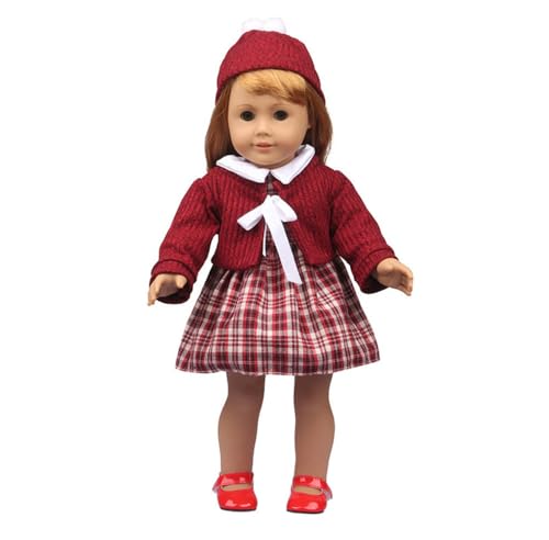 DUORUIMI Puppenkleid, Winter-Outfit, Weihnachtspullover für American Girl-Puppe, 45,7 cm DUORUIMI Puppenkleid, Winter-Outfit, Weihnachtspullover für American Girl-Puppe, 45,7 cm von DUORUIMI