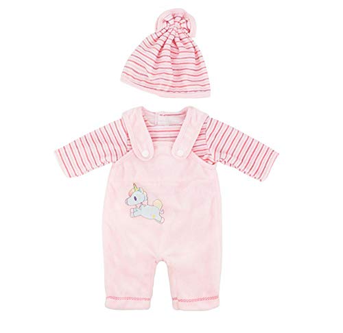 DUORUIMI Puppenkleid Hosenträger Pyjama mit Hut Puppe Outfit für American Girl-Puppe, 45,7 cm DUORUIMI Puppenkleid Hosenträger Pyjama mit Hut Puppe Outfit für American Girl-Puppe, 45,7 cm von DUORUIMI