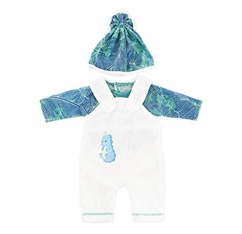 DUORUIMI Puppenkleid Hosenträger Pyjama mit Hut Puppe Outfit für American Girl-Puppe, 45,7 cm DUORUIMI Puppenkleid Hosenträger Pyjama mit Hut Puppe Outfit für American Girl-Puppe, 45,7 cm von DUORUIMI
