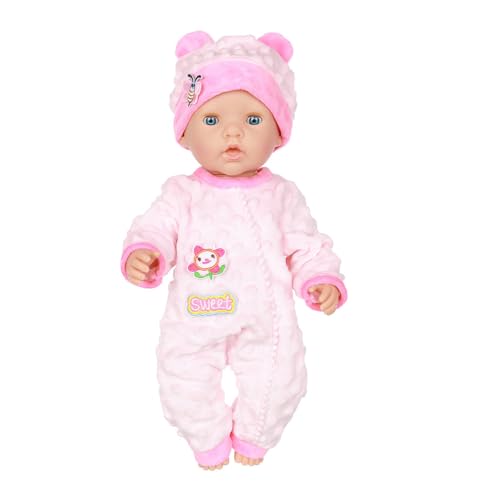 DUORUIMI Winter-Puppen-Kleidung für Puppen, Schlafanzug, 40,6 cm und 45,7 cm, mit Hut DUORUIMI Winter-Puppen-Kleidung für Puppen, Schlafanzug, 40,6 cm und 45,7 cm, mit Hut von DUORUIMI