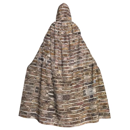 DURAGS Brick Wall Fashion Cosplay Costume Cloak - Unisex Vampir Cape For Halloween & Role Play Events von DURAGS