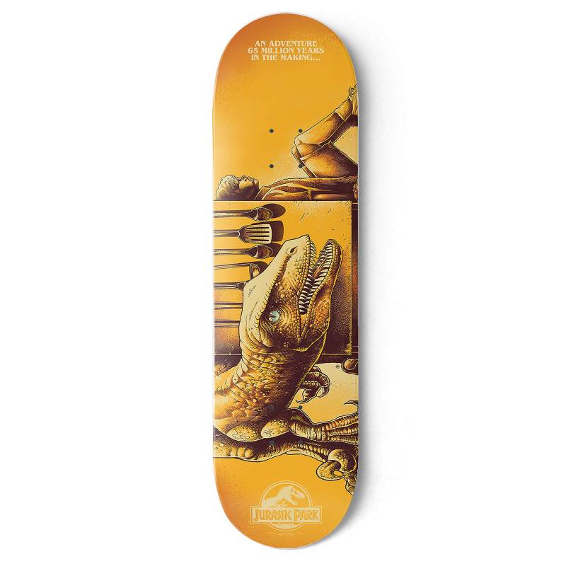 Luke Preece x Jurassic Park An Adventure 65 Million Years In The Making- DUST! Skateboard Deck - Zavvi Exclusive Limited to 240 decks only von DUST!