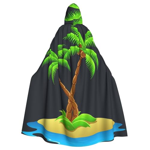 3D-Palmen-Druck, Erwachsenen-Kapuzenumhang, Halloween-Robe, Kapuzenumhang, Hexen-Zauberer, Cosplay-Kostüme für Männer und Frauen 3D-Palmen-Druck, Erwachsenen-Kapuzenumhang, Halloween-Robe, Kapuzenumhang, Hexen-Zauberer, Cosplay-Kostüme für Männer und Frauen von DUWAA