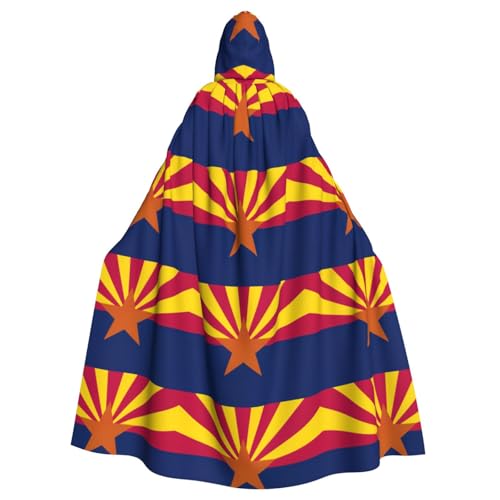 Arizona Kapuzenumhang mit Staatsflagge, Erwachsenen-Umhang, Halloween-Robe, Kapuzenumhang, Hexen-Zauberer, Cosplay-Kostüme für Männer und Frauen Arizona Kapuzenumhang mit Staatsflagge, Erwachsenen-Umhang, Halloween-Robe, Kapuzenumhang, Hexen-Zauberer, Cosplay-Kostüme für Männer und Frauen von DUWAA