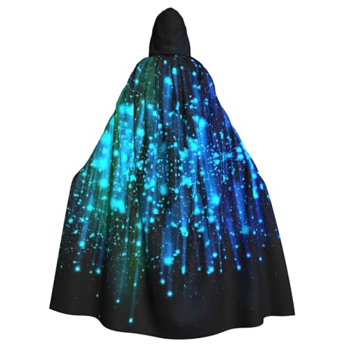 DUWAA Halloween-Kapuzenumhang mit Sternen-Aufdruck, volle Länge, Unisex, für Männer und Frauen, für Halloween, Cosplay DUWAA Halloween-Kapuzenumhang mit Sternen-Aufdruck, volle Länge, Unisex, für Männer und Frauen, für Halloween, Cosplay von DUWAA