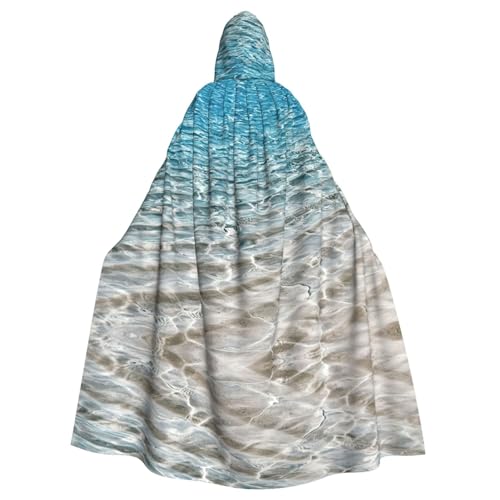 DUWAA Halloween-Kapuzenumhang mit klarem Meerwasser-Druck, volle Länge, Unisex, Umhang für Männer und Frauen, für Halloween, Cosplay DUWAA Halloween-Kapuzenumhang mit klarem Meerwasser-Druck, volle Länge, Unisex, Umhang für Männer und Frauen, für Halloween, Cosplay von DUWAA