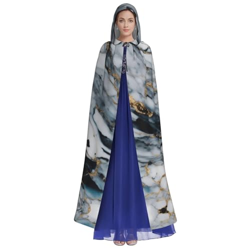 DUWAA Halloween-Umhang mit Marmor-Druck, für Erwachsene, volle Länge, Unisex, für Männer und Frauen, für Halloween, Cosplay DUWAA Halloween-Umhang mit Marmor-Druck, für Erwachsene, volle Länge, Unisex, für Männer und Frauen, für Halloween, Cosplay von DUWAA