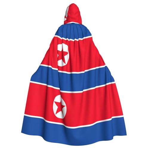 DUWAA Halloween-Umhang mit koreanischer Flagge, voller Länge, Unisex, Umhang für Männer und Frauen, für Halloween, Cosplay DUWAA Halloween-Umhang mit koreanischer Flagge, voller Länge, Unisex, Umhang für Männer und Frauen, für Halloween, Cosplay von DUWAA