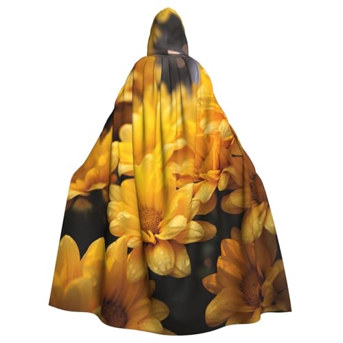 DUWAA Hexenumhang mit Kapuze, Halloween-Umhang mit Kapuze, Zauberer-Robe, Cosplay-Kostüm für Herren, Gelb DUWAA Hexenumhang mit Kapuze, Halloween-Umhang mit Kapuze, Zauberer-Robe, Cosplay-Kostüm für Herren, Gelb von DUWAA