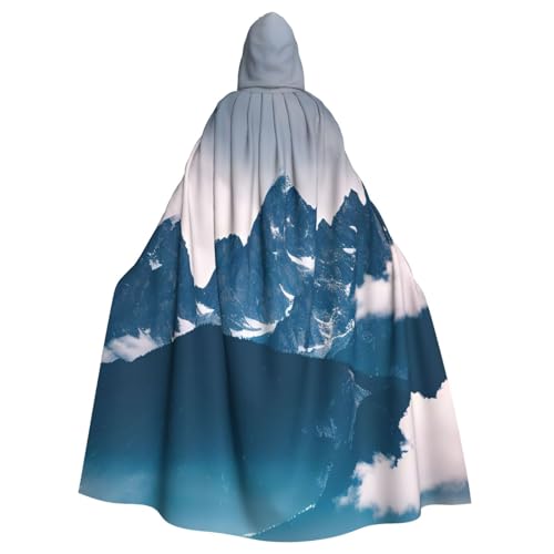 DUWAA Hexenumhang mit Landschaftsdruck mit Bergen, Umhang mit Kapuze, Halloween-Kapuzenumhang, Zauberer-Robe, Cosplay-Kostüm für Herren DUWAA Hexenumhang mit Landschaftsdruck mit Bergen, Umhang mit Kapuze, Halloween-Kapuzenumhang, Zauberer-Robe, Cosplay-Kostüm für Herren von DUWAA