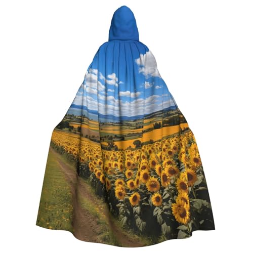 DUWAA Hexenumhang mit Sonnenblumen, Meermotiv, Umhang mit Kapuze, Halloween-Kapuzenumhang, Zauberer-Robe, Cosplay-Kostüm für Herren DUWAA Hexenumhang mit Sonnenblumen, Meermotiv, Umhang mit Kapuze, Halloween-Kapuzenumhang, Zauberer-Robe, Cosplay-Kostüm für Herren von DUWAA