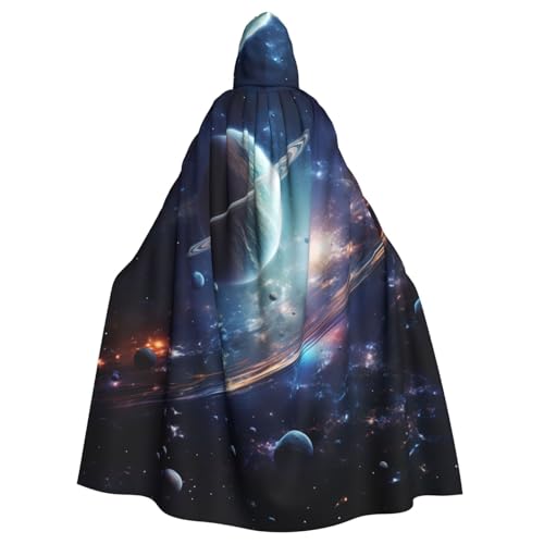 DUWAA Hexenumhang mit Weltraumsternen, Umhang mit Kapuze, Halloween-Kapuzen-Umhang, Zauberer-Robe, Herren, Cosplay-Kostüm DUWAA Hexenumhang mit Weltraumsternen, Umhang mit Kapuze, Halloween-Kapuzen-Umhang, Zauberer-Robe, Herren, Cosplay-Kostüm von DUWAA