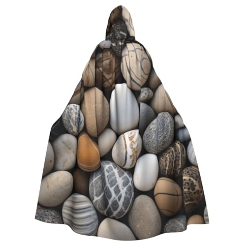 DUWAA Petoskey Umhang mit Steindruck, 150 cm, Unisex, Erwachsene, Kapuzenumhang für Halloween, Hexe, Vampir, Zauberer, Cosplay DUWAA Petoskey Umhang mit Steindruck, 150 cm, Unisex, Erwachsene, Kapuzenumhang für Halloween, Hexe, Vampir, Zauberer, Cosplay von DUWAA