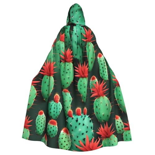 DUWAA Viele kleine Kaktus-Kunstdruck, Hexenumhang, Umhang mit Kapuze, Halloween-Kapuzenumhang, Zauberer-Robe, Herren, Cosplay-Kostüm DUWAA Viele kleine Kaktus-Kunstdruck, Hexenumhang, Umhang mit Kapuze, Halloween-Kapuzenumhang, Zauberer-Robe, Herren, Cosplay-Kostüm von DUWAA