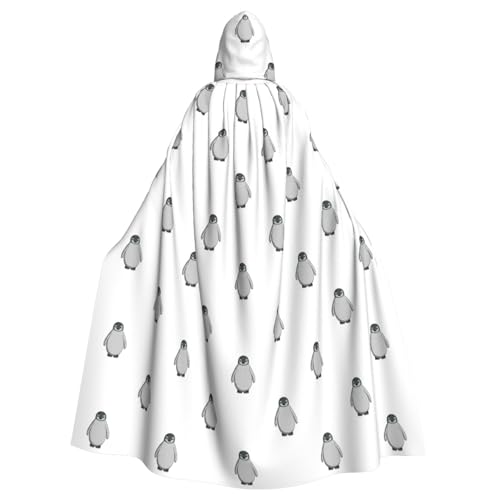 Grauer Pinguin-Druck, Erwachsenen-Kapuzenumhang, Halloween-Robe, Kapuzenumhang, Hexen-Zauberer, Cosplay-Kostüme für Männer und Frauen Grauer Pinguin-Druck, Erwachsenen-Kapuzenumhang, Halloween-Robe, Kapuzenumhang, Hexen-Zauberer, Cosplay-Kostüme für Männer und Frauen von DUWAA