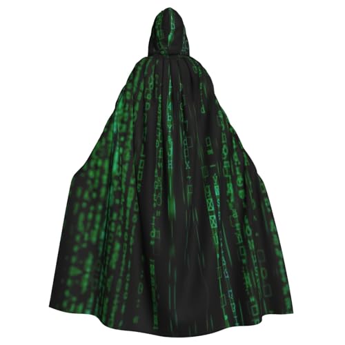 Hacker Era Print Erwachsene Kapuzenumhang Halloween Robe Kapuzenumhang Hexe Zauberer Cosplay Kostüme für Männer Frauen Hacker Era Print Erwachsene Kapuzenumhang Halloween Robe Kapuzenumhang Hexe Zauberer Cosplay Kostüme für Männer Frauen von DUWAA