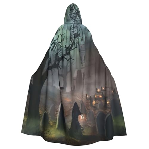 Halloween-Horror-Aufdruck, Erwachsenen-Kapuzenumhang, Halloween-Robe, Kapuzenumhang, Hexen-Zauberer, Cosplay-Kostüme für Männer und Frauen Halloween-Horror-Aufdruck, Erwachsenen-Kapuzenumhang, Halloween-Robe, Kapuzenumhang, Hexen-Zauberer, Cosplay-Kostüme für Männer und Frauen von DUWAA