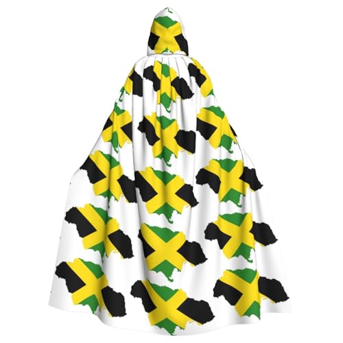 Jamaika-Flagge, Kartendruck, Erwachsenen-Umhang, Halloween-Robe, Kapuzenumhang, Hexen-Zauberer, Cosplay-Kostüme für Männer und Frauen Jamaika-Flagge, Kartendruck, Erwachsenen-Umhang, Halloween-Robe, Kapuzenumhang, Hexen-Zauberer, Cosplay-Kostüme für Männer und Frauen von DUWAA