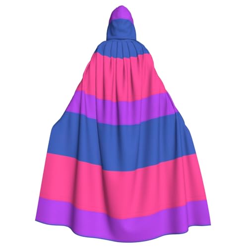 Kapuzenumhang für Erwachsene, mit Stolzflagge, Halloween-Umhang, Hexen-Zauberer, Cosplay-Kostüme für Männer und Frauen von DUWAA