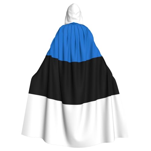 Kapuzenumhang mit Estland-Flagge für Erwachsene, Halloween-Robe, Kapuzenumhang, Hexen-Zauberer, Cosplay-Kostüme für Männer und Frauen Kapuzenumhang mit Estland-Flagge für Erwachsene, Halloween-Robe, Kapuzenumhang, Hexen-Zauberer, Cosplay-Kostüme für Männer und Frauen von DUWAA