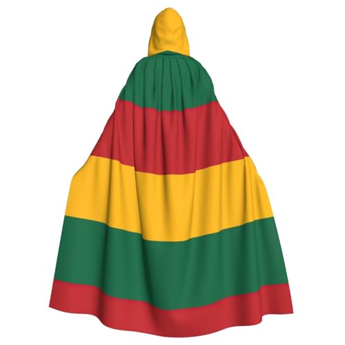 Kapuzenumhang mit Litauen-Flagge für Erwachsene, Halloween-Robe, Kapuzenumhang, Hexen-Zauberer, Cosplay-Kostüme für Männer und Frauen Kapuzenumhang mit Litauen-Flagge für Erwachsene, Halloween-Robe, Kapuzenumhang, Hexen-Zauberer, Cosplay-Kostüme für Männer und Frauen von DUWAA