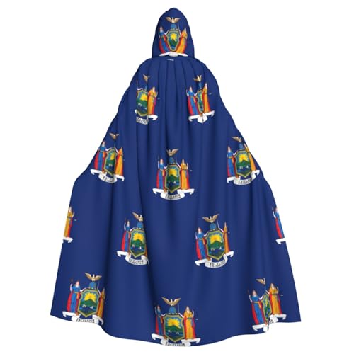 Kapuzenumhang mit New York-Flagge, für Erwachsene, Halloween, Robe, Hexe, Zauberer, Cosplay-Kostüme für Männer und Frauen Kapuzenumhang mit New York-Flagge, für Erwachsene, Halloween, Robe, Hexe, Zauberer, Cosplay-Kostüme für Männer und Frauen von DUWAA