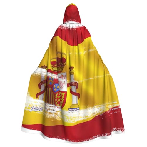 Kapuzenumhang mit Spanien-Flagge, für Erwachsene, Halloween-Robe, Kapuzenumhang, Hexen-Zauberer, Cosplay-Kostüme für Männer und Frauen Kapuzenumhang mit Spanien-Flagge, für Erwachsene, Halloween-Robe, Kapuzenumhang, Hexen-Zauberer, Cosplay-Kostüme für Männer und Frauen von DUWAA