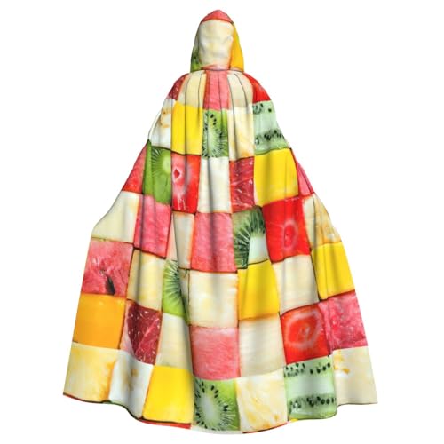 Kiwi Wassermelonen-Druck, Erwachsenen-Kapuzenumhang, Halloween-Robe, Kapuzenumhang, Hexen-Zauberer, Cosplay-Kostüme für Männer und Frauen Kiwi Wassermelonen-Druck, Erwachsenen-Kapuzenumhang, Halloween-Robe, Kapuzenumhang, Hexen-Zauberer, Cosplay-Kostüme für Männer und Frauen von DUWAA
