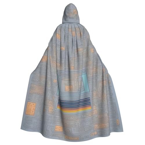 Programmiercode-Druck Erwachsene Kapuzenumhang, Halloween Robe Kapuzenumhang Hexe Zauberer Cosplay Kostüme für Männer Frauen Programmiercode-Druck Erwachsene Kapuzenumhang, Halloween Robe Kapuzenumhang Hexe Zauberer Cosplay Kostüme für Männer Frauen von DUWAA