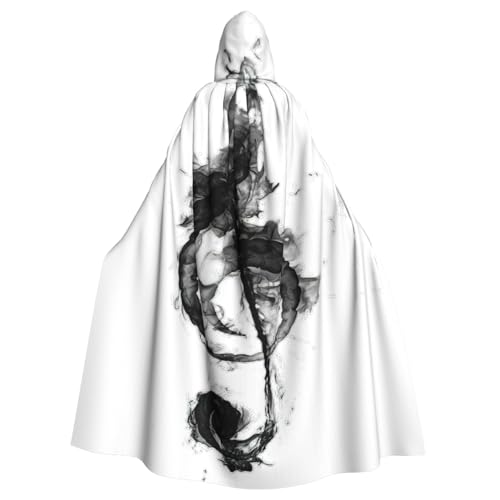 Schwarzer Rauch-Musik-Druck, Erwachsenen-Kapuzenumhang, Halloween-Robe, Kapuzenumhang, Hexen-Zauberer, Cosplay-Kostüme für Männer und Frauen Schwarzer Rauch-Musik-Druck, Erwachsenen-Kapuzenumhang, Halloween-Robe, Kapuzenumhang, Hexen-Zauberer, Cosplay-Kostüme für Männer und Frauen von DUWAA