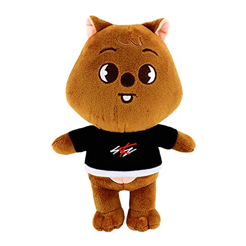 DUYAZHENLAODA Skzoo Plüsch Skzoo Kuscheltier Süßes Cartoon Kuscheltier Plüschtier 25cm Kuscheltiere Zeichentrickfiguren Plüsch-Sammelstücke Für Fansammlungen Oder Als Geschenk (Braunbär) von DUYAZHENLAODA