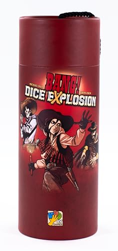 DV Games Bang Dice Explosion - Würfelspiel - für 3 bis 8 Spieler und ab 8 Jahren DV Games Bang Dice Explosion - Würfelspiel - für 3 bis 8 Spieler und ab 8 Jahren von dV Giochi