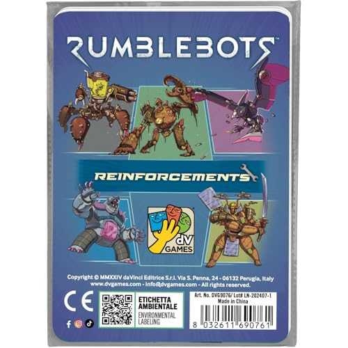 DV Games, Rumblebots Verstärkungen – ab 12 Jahren, für 2 bis 4 Spieler von DV Games