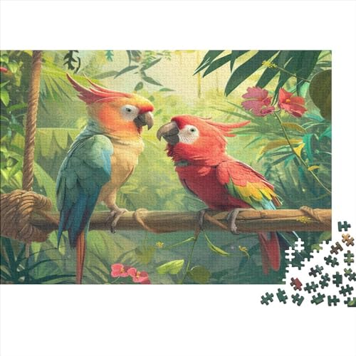 Papagei 1000 Teile Puzzle Puzzle-Geschenk Geschicklichkeitsspiel Familienspaß Impossible Puzzle 1000pcs (75x50cm) von DVAPAHEVK