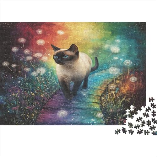 Ragdoll Cat 1000 Teile Puzzle Puzzle Für Erwachsene Familien-Puzzlespiel Familienspaß Impossible Puzzle 1000pcs (75x50cm) von DVAPAHEVK