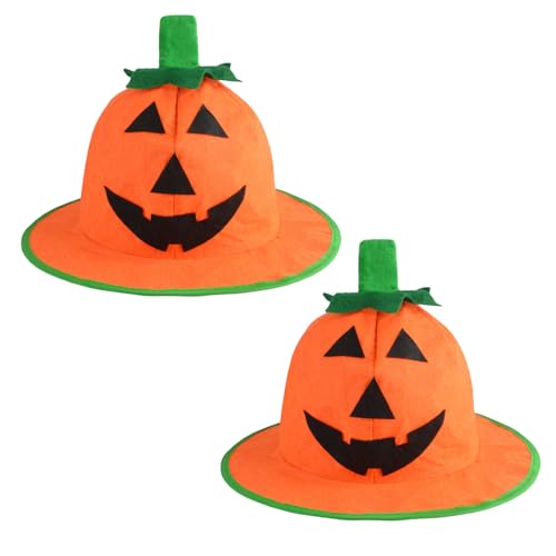 DVOFU Halloween-Kürbis-Hut, Laternenhut, Plüsch-Kürbismütze, lustig, modisch, Winter, Orange, niedliche Mütze, Halloween-Verkleidungsrequisiten für Party, Kostüm, Kopfbedeckung, 2 Stück DVOFU Halloween-Kürbis-Hut, Laternenhut, Plüsch-Kürbismütze, lustig, modisch, Winter, Orange, niedliche Mütze, Halloween-Verkleidungsrequisiten für Party, Kostüm, Kopfbedeckung, 2 Stück von DVOFU