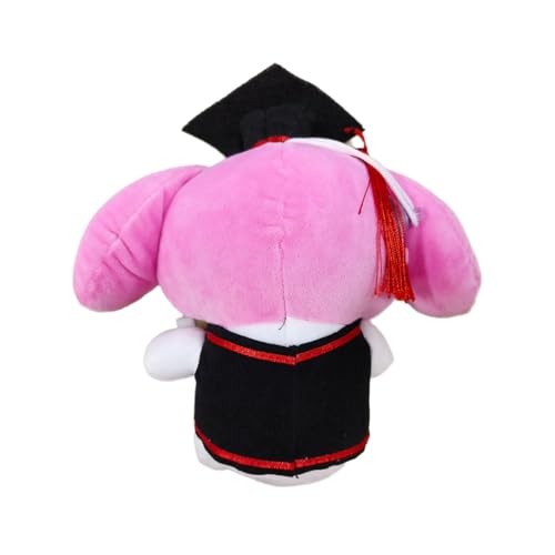 DVSWDMA Anime Kaninchen Plüschtier Abschluss Spielzeug, 20cm Kuscheltier mit Graduierungshut, Geschenk Diplom, Kuscheltier für den Abschluss, Studium, Abschluss Gratulation Schule Geschenk von DVSWDMA